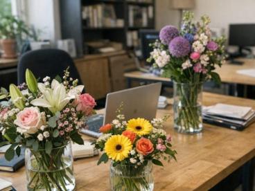 De Beste Snijbloemen voor in de Kantooromgeving