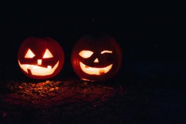 Halloween-pompoenen