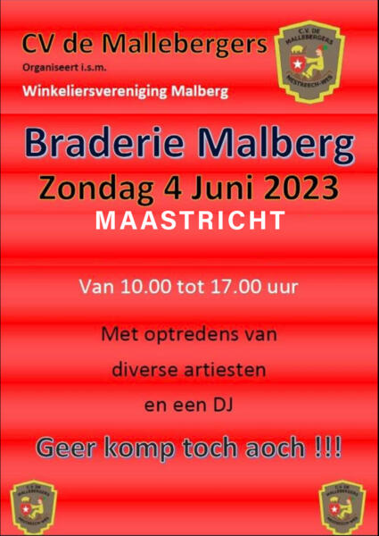 Braderie Malberg Zondag 4 juni 2023