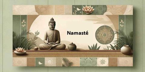 Welkoms-banner Namasté