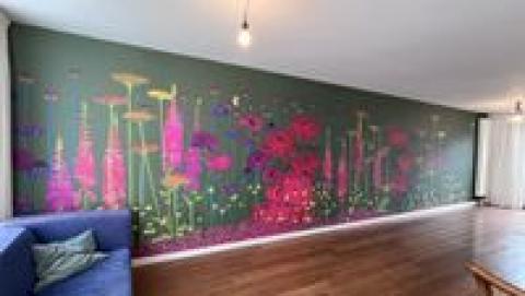 LZO behang woonkamer
