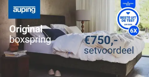 Auping Original boxspring — € 750,- setvoordeel