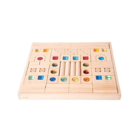 Tickit Houten Bouwblokken Set – 82 stuks
