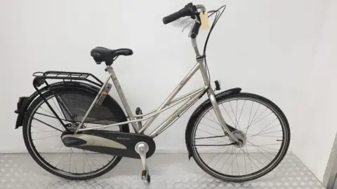 Batavus Stabilo stadsfiets 57 cm grijs, zijaanzicht