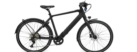 Velo de Ville 6TY e-bike zwart, Fazua-motor, Deep Black Matt