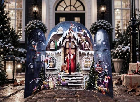 Bijdehansje Sinterklaas aftelkalender – 24 luikjes - Afbeelding 2