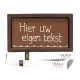 Chocoladereep: eigen tekst