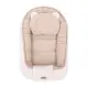 Soosie babynestje dubbelzijdig, crème teddy met beige katoen, 90x50 cm