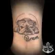 dieren tattoo bulldog