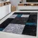 Basic Collection Modern Vloerkleed Blauw / Grijs Laagpolig