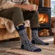 Woolwear Scandinavia Finse sokken Navy – 65% wol