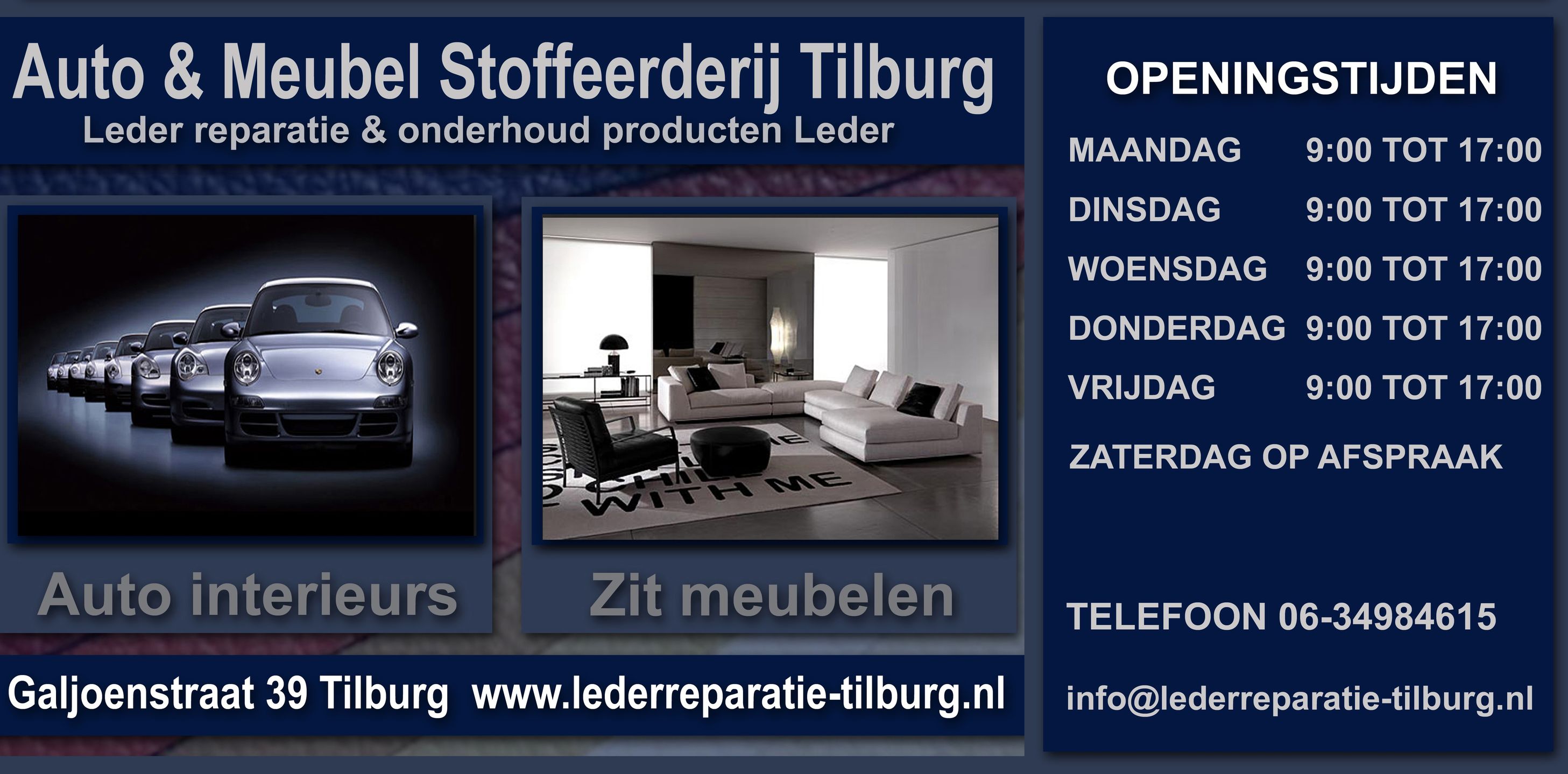 reparatie en stoffeerderij Tilburg