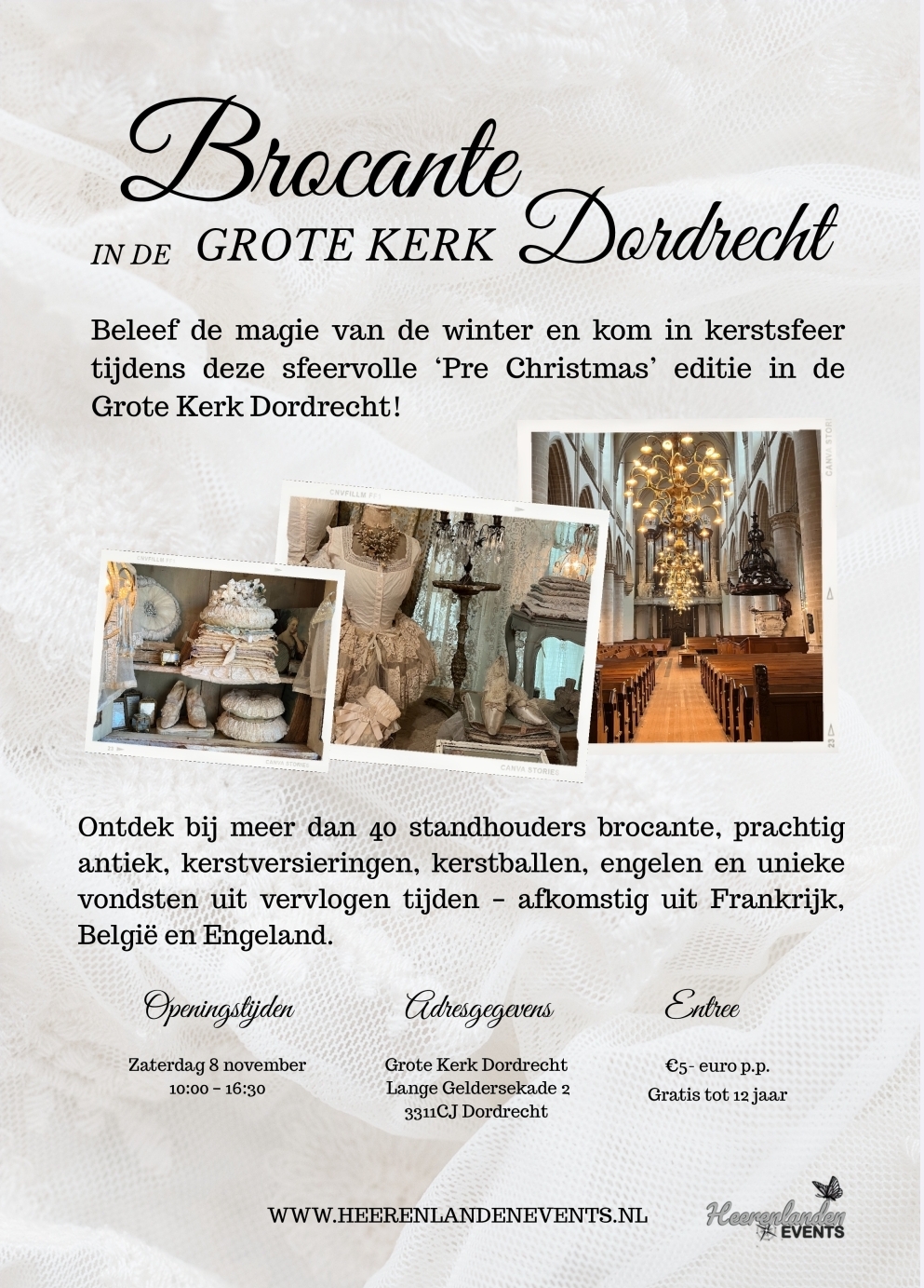 Brocante in de Grote Kerk