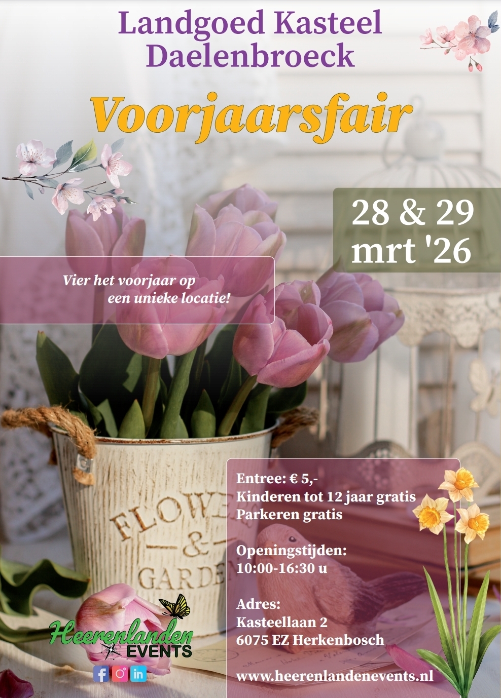 Voorjaarsfair op Kasteel Daelenbroeck