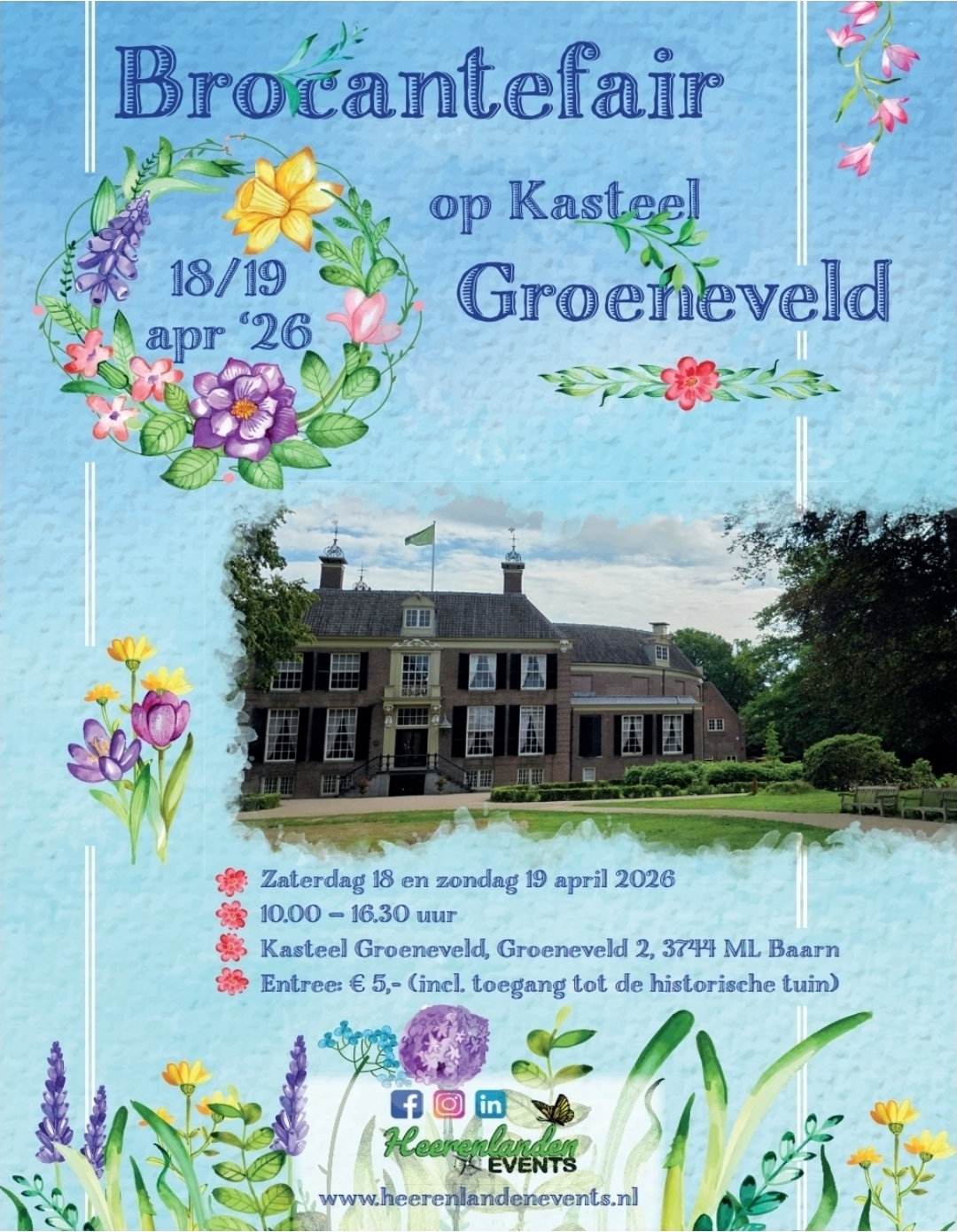 Brocante fair op Kasteel Groeneveld