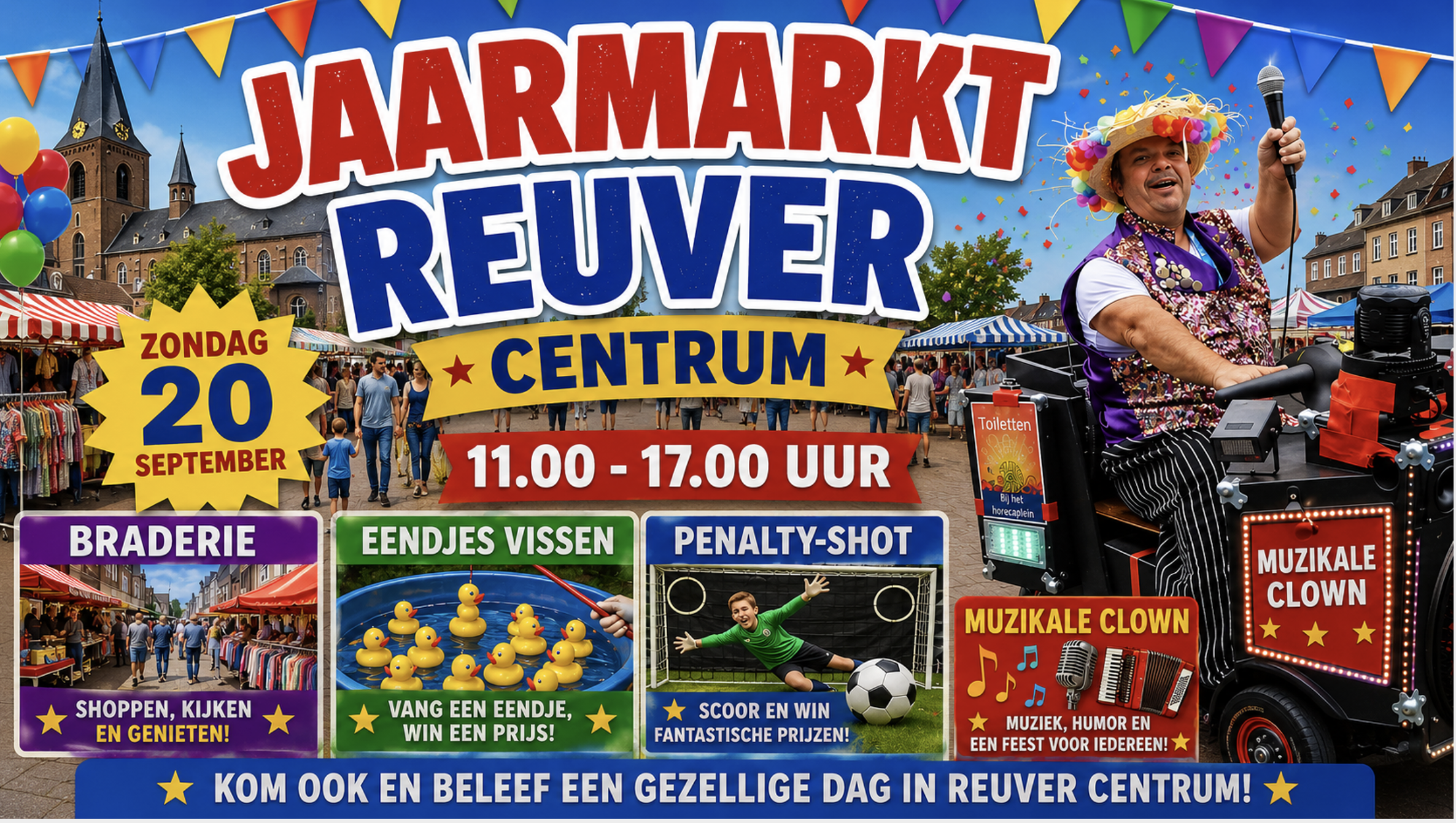 Jaarmarkt Reuver 20 september 2026