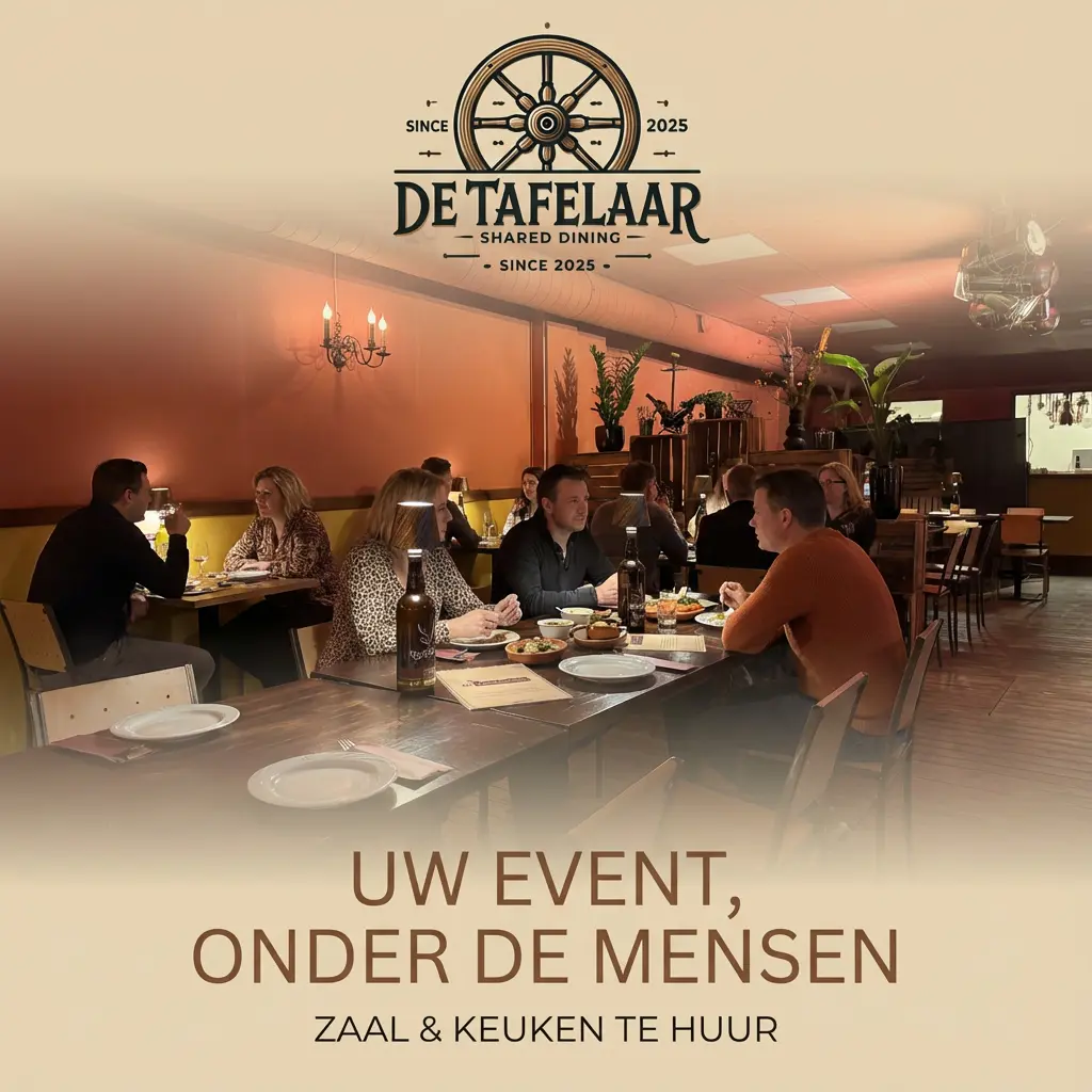 Catering en feestlocatie in Amersfoort bij De Tafelaar voor groepen tot 150 personen