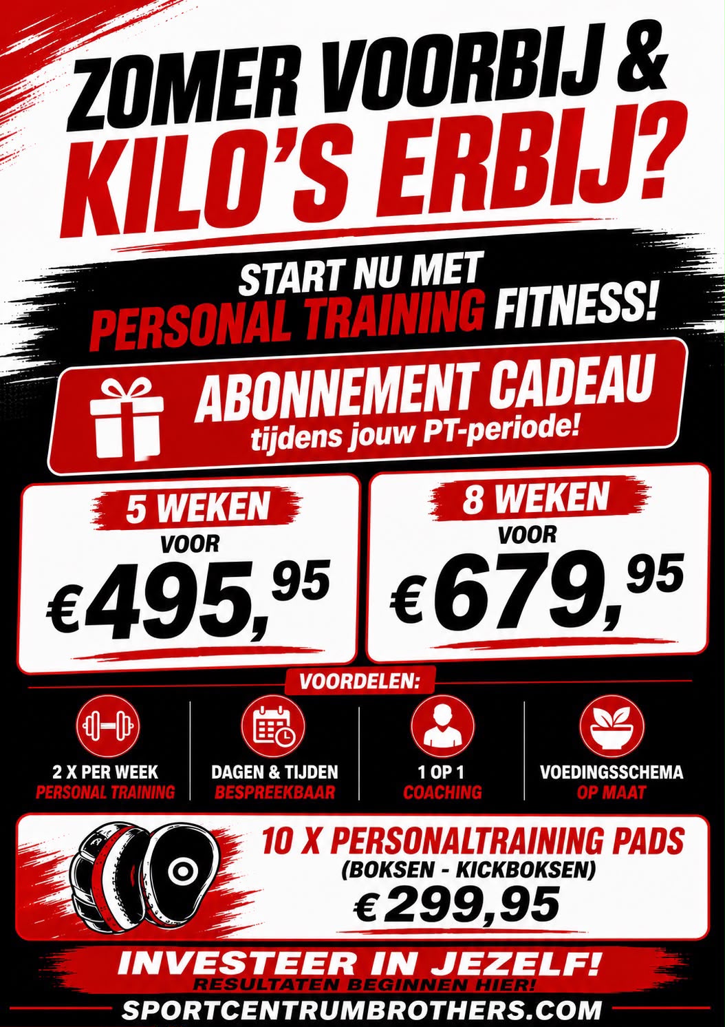 Kickboksen, boksen en Personal Training in Nieuwerkerk aan den IJssel bij Sportcentrum Brothers