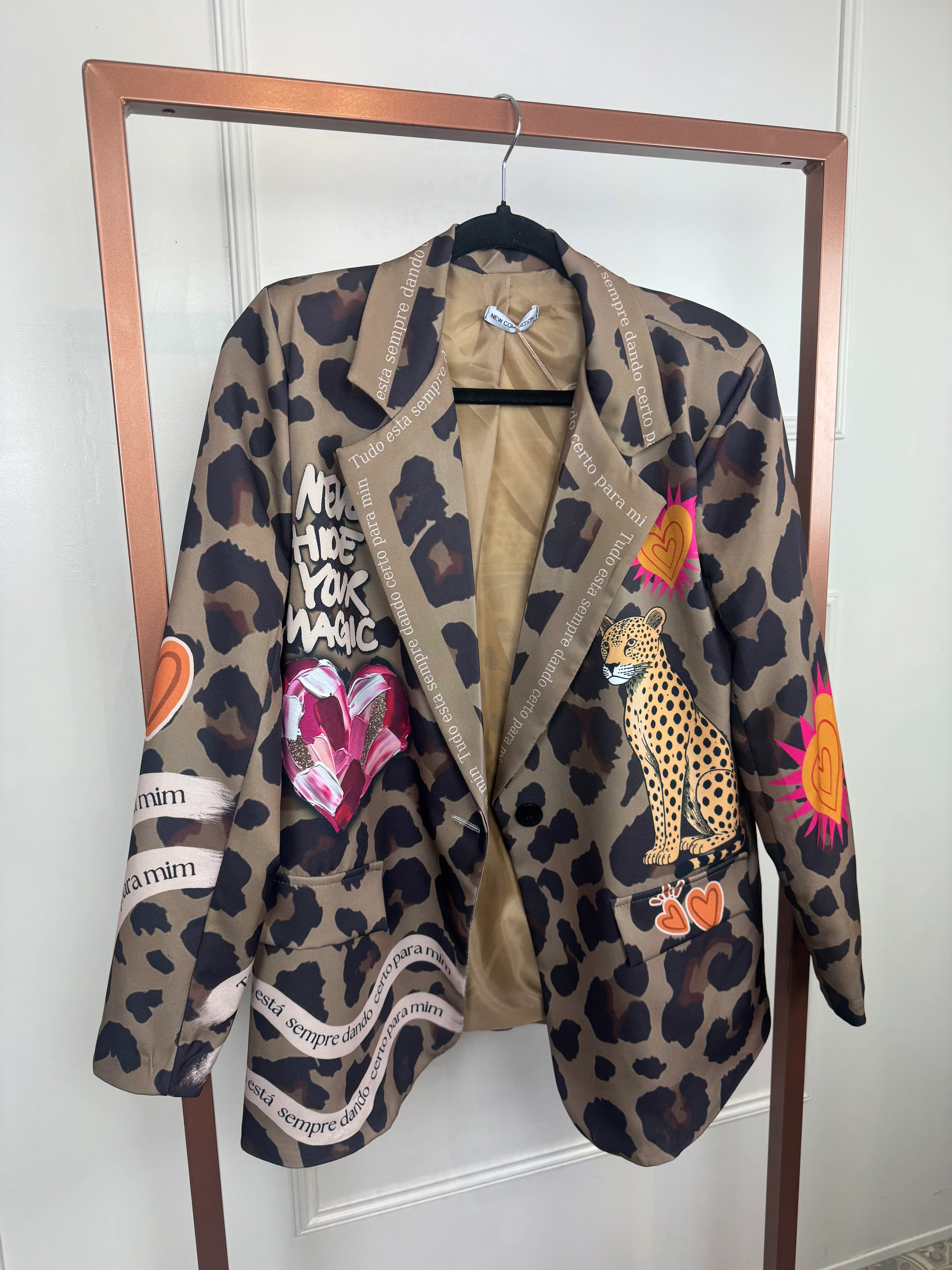 Zohar Fashion Amsterdam | Arty Blazer met leopard print – €69,99